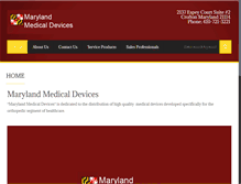 Tablet Screenshot of marylandmedicalllc.com
